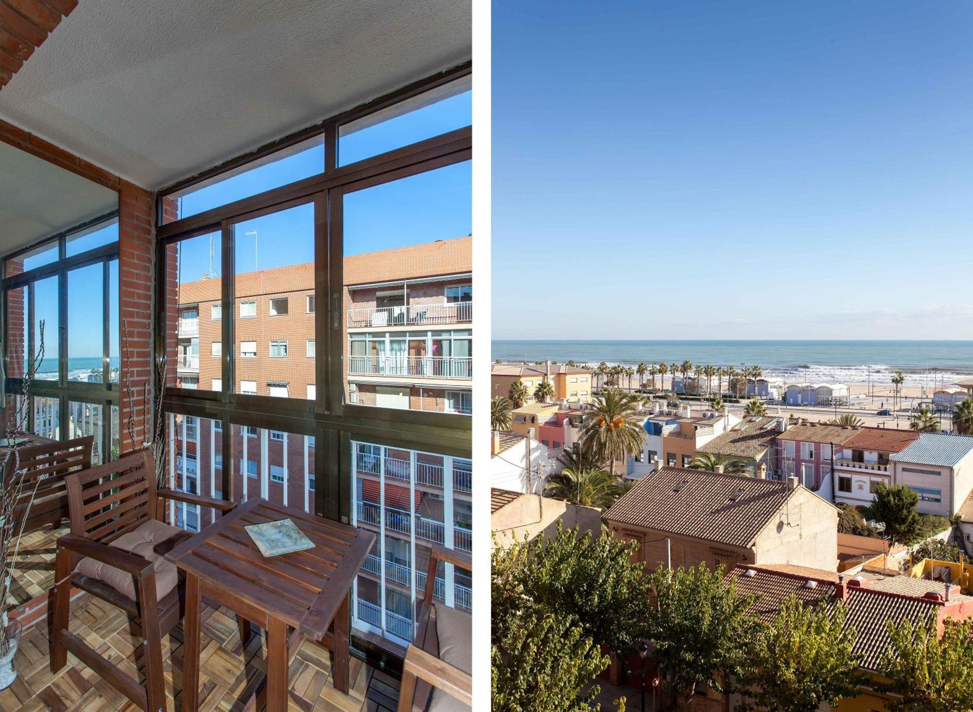 Apartment Malvarrosa Beach Cavite Valencia Exterior foto